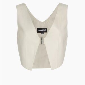 Lamarque Estrella Vest Top, Small, Bone